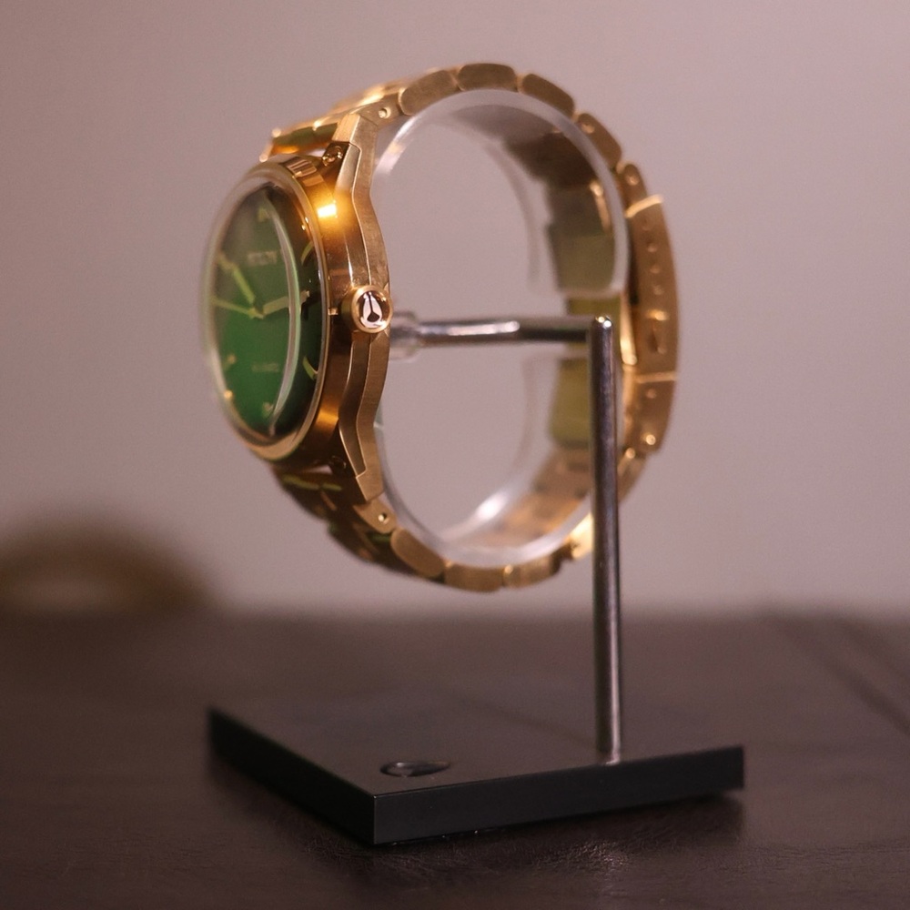 Nixon Fifth Element Gold/Black Automatic Stainless Steel Watch - Picture 2 of 5